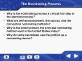 The Nominating Process PowerPoint PPT Presentation