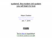 systemd: the modern init system you will learn to love