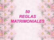 Cincuenta reglas matrimoniales