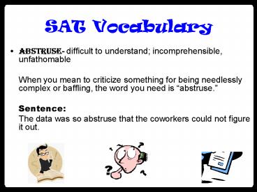 SAT Vocabulary