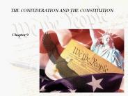 THE CONFEDERATION AND THE CONSTITUTION