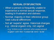 SEXUAL DYSFUNCTION