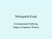 Mizoguchi Kenji