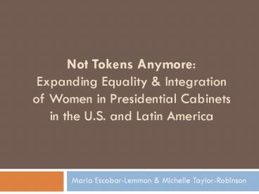 Not Tokens Anymore: Expanding Equality