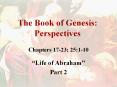 The Book of Genesis: Perspectives PowerPoint PPT Presentation