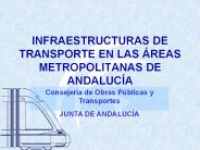 INFRAESTRUCTURAS DE TRANSPORTE EN LAS 