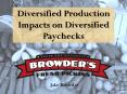 Diversified Production Impacts on Diversified Paychecks PowerPoint PPT Presentation