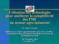 Utilisation des technologies pour am PowerPoint PPT Presentation