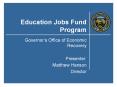 Education Jobs Fund Program PowerPoint PPT Presentation