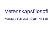 Vetenskapsfilosofi