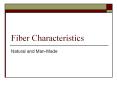 Fiber%20Characteristics PowerPoint PPT Presentation