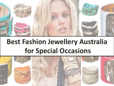 Best Fashion Jewellery Australia for Special Occasions