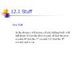 12.1 Stuff PowerPoint PPT Presentation
