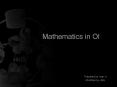Mathematics in OI PowerPoint PPT Presentation