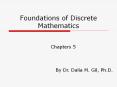 Foundations of Discrete Mathematics PowerPoint PPT Presentation