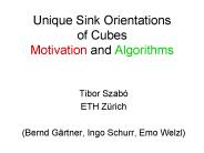 Unique Sink Orientations of Cubes Motivation and Algorithms