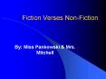 Fiction Verses Non-Fiction PowerPoint PPT Presentation