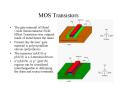MOS Transistors PowerPoint PPT Presentation