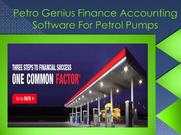 Petro Genius Finance Accounting Software For Petrol Pumps