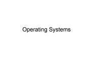 Operating Systems