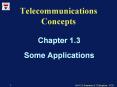 Telecommunications Concepts PowerPoint PPT Presentation