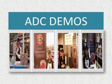 Product Demonstration Victoria