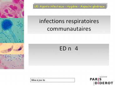 infections respiratoires communautaires
