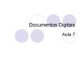 Documentos Digitais PowerPoint PPT Presentation