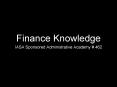 Finance Knowledge PowerPoint PPT Presentation