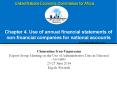 Chapter 4. Use of annual financial statements of non-financial companies for national accounts PowerPoint PPT Presentation