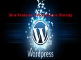 Best Features of Word press Hosting PowerPoint PPT Presentation