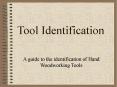 Tool Identification PowerPoint PPT Presentation