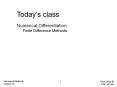 Numerical Methods PowerPoint PPT Presentation