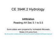 CE 394K.2 Hydrology