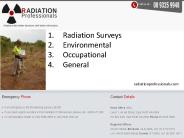 Radiation Surveys - Environmental, Occupational, General