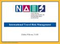 International Travel Risk Management PowerPoint PPT Presentation
