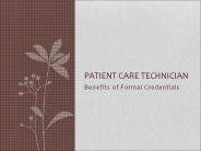 How to Enhance a Patient Care Technician Career