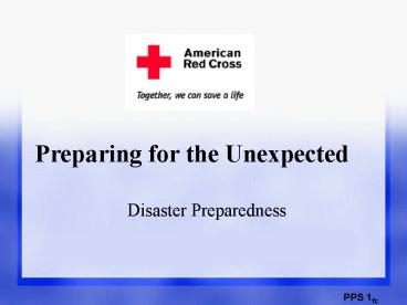 Preparing for the Unexpected