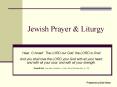 Jewish Prayer PowerPoint PPT Presentation