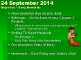 24 September 2014 Objective ~ Early Hominids PowerPoint PPT Presentation