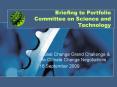 Briefing to Portfolio Committee on Science and Technology PowerPoint PPT Presentation