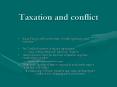 Taxation and conflict PowerPoint PPT Presentation