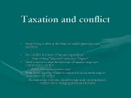 Taxation and conflict