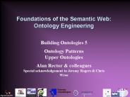 Foundations of the Semantic Web: Ontology Engineering