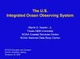 The U.S. Integrated Ocean Observing System PowerPoint PPT Presentation