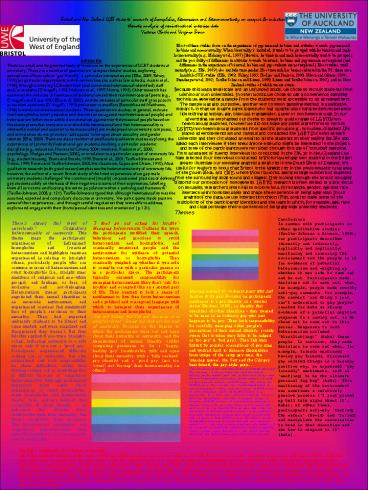 British and New Zealand LGBT students