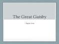 The Great Gatsby PowerPoint PPT Presentation