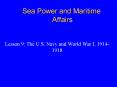 Sea Power and Maritime Affairs PowerPoint PPT Presentation