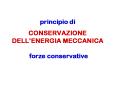 principio di CONSERVAZIONE DELL PowerPoint PPT Presentation