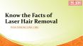 Know the Facts of Laser Hair Removal PowerPoint PPT Presentation
